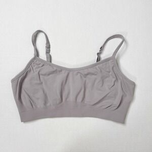 Athleta Renew Sports‎ Bra D DD XL Extra Large Gray Seamless Adjustable Strap